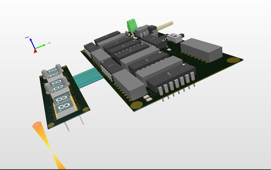 Discrete digital clock
