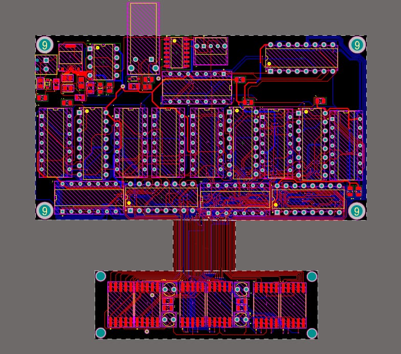 Discrete digital clock