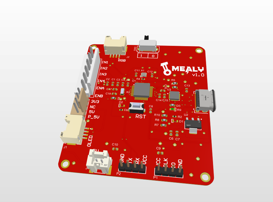 Mealy control board PCB